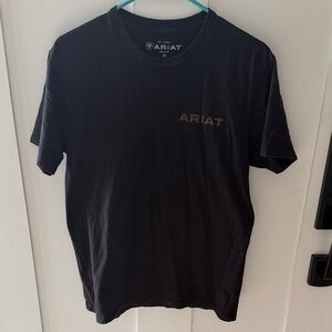 Ariat Black Short Sleeve Logo Crew Tee